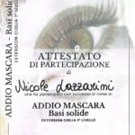 ATTESTATO ADDIO MASCARA